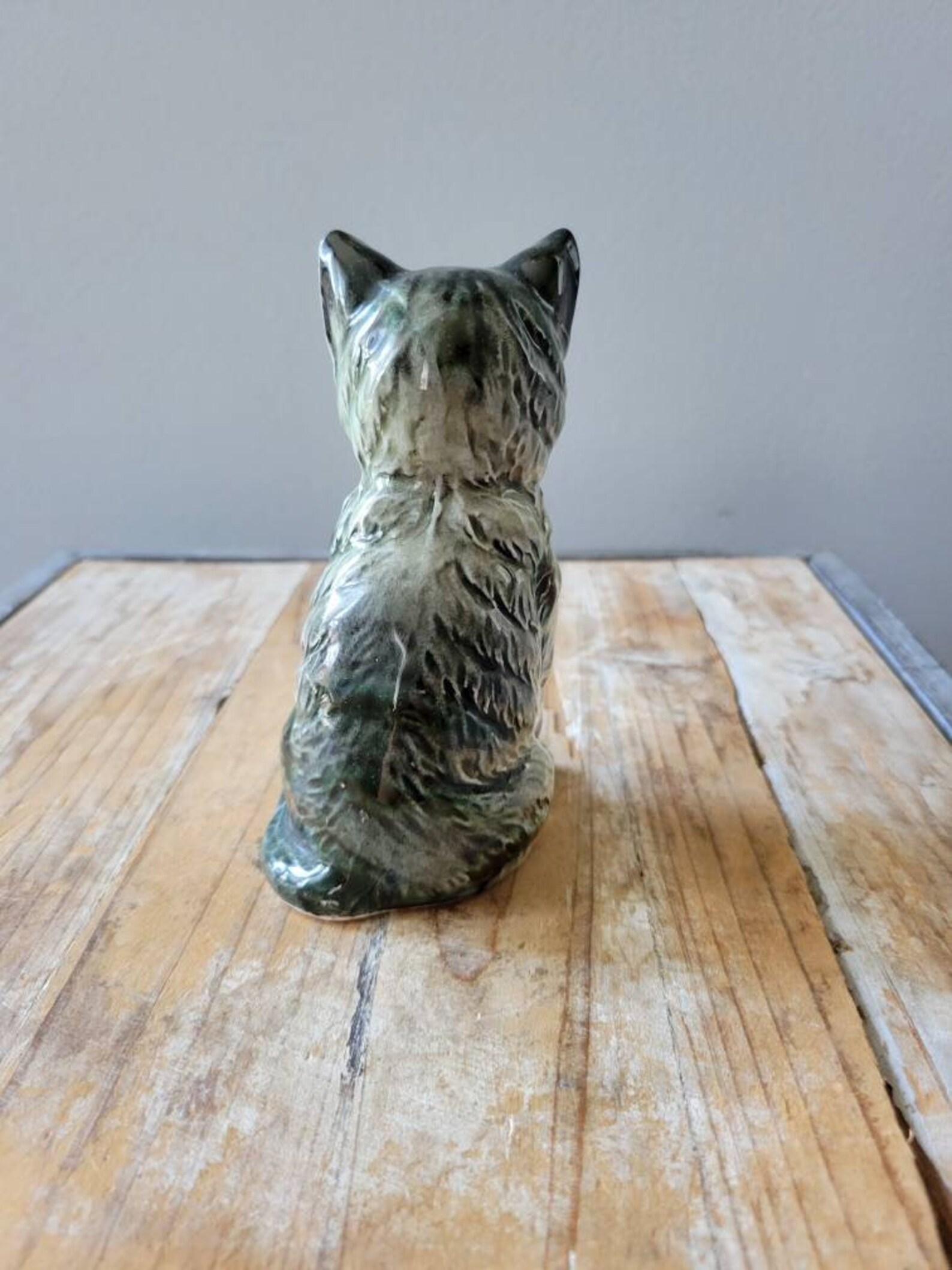 Vintage Made in Japan Cat Figurine. Antique Kitten Knick Etsy