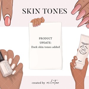 Nails clipart beauty salon logo Instagram acrylic manicure tech instagram highlight cover social media template, nail shop tools icons set image 5