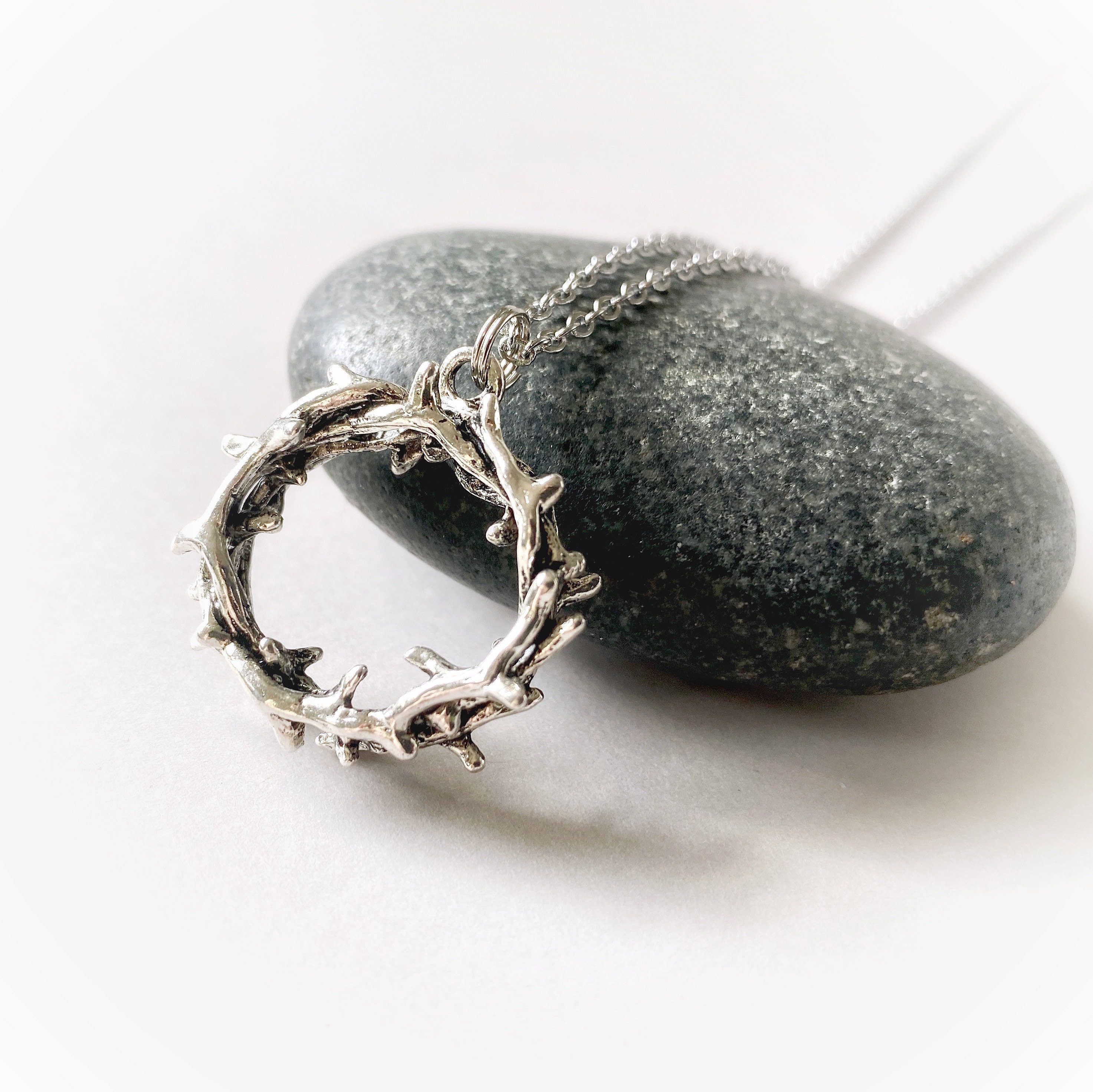 Cross Thorn Pendant - Etsy