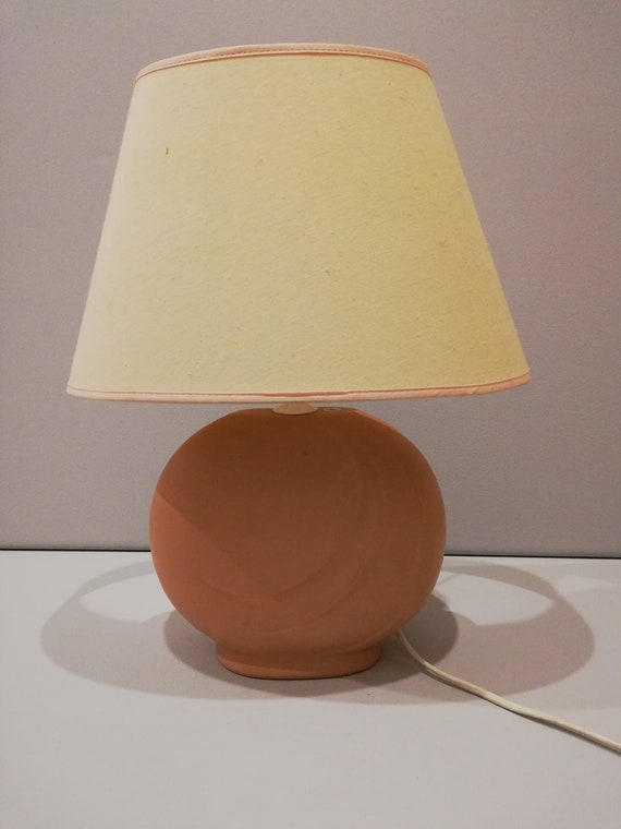 clay table lamp