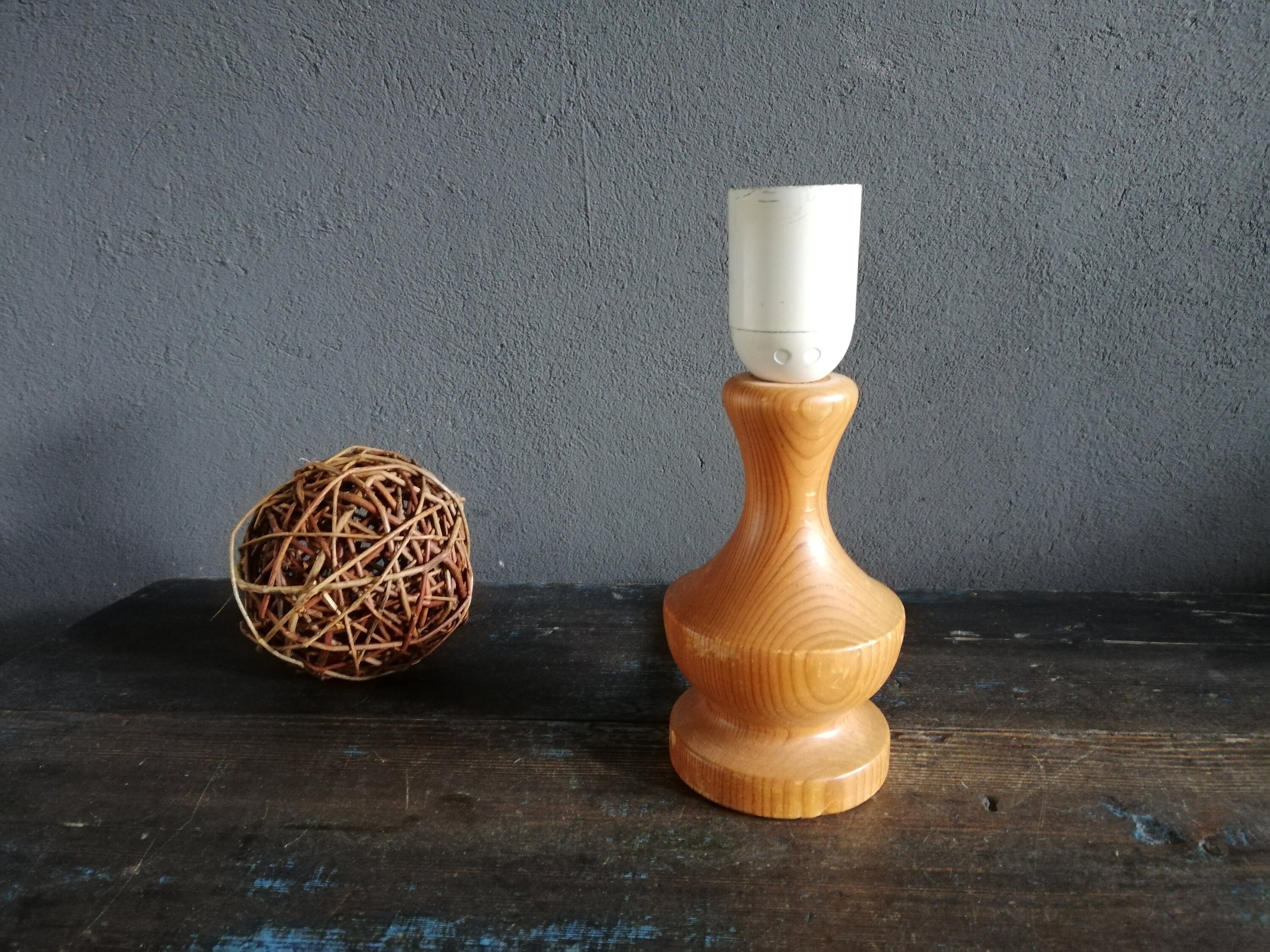 Wooden Lamp body base. Table lamp base. Etsy