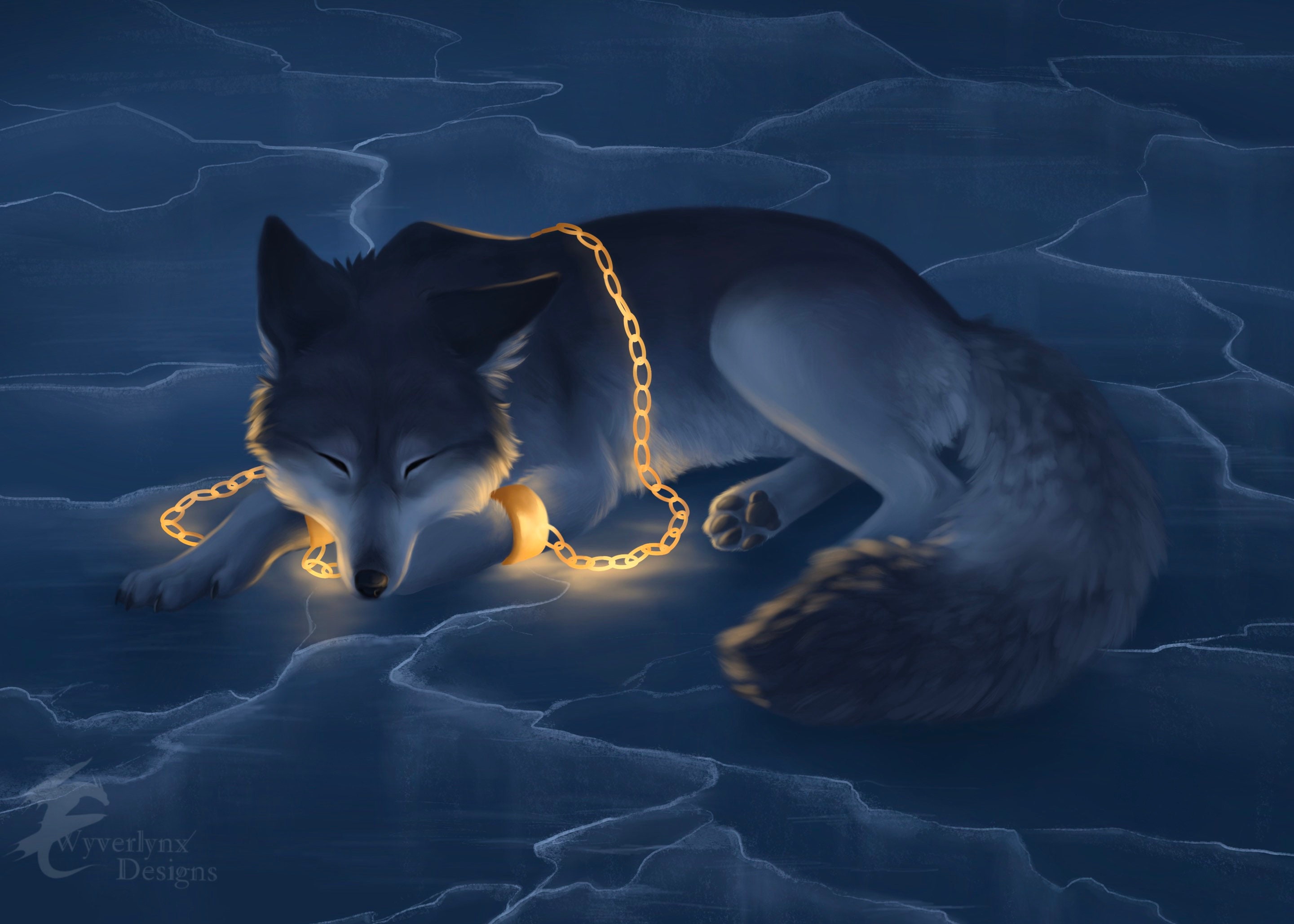 Norse Wolf Art