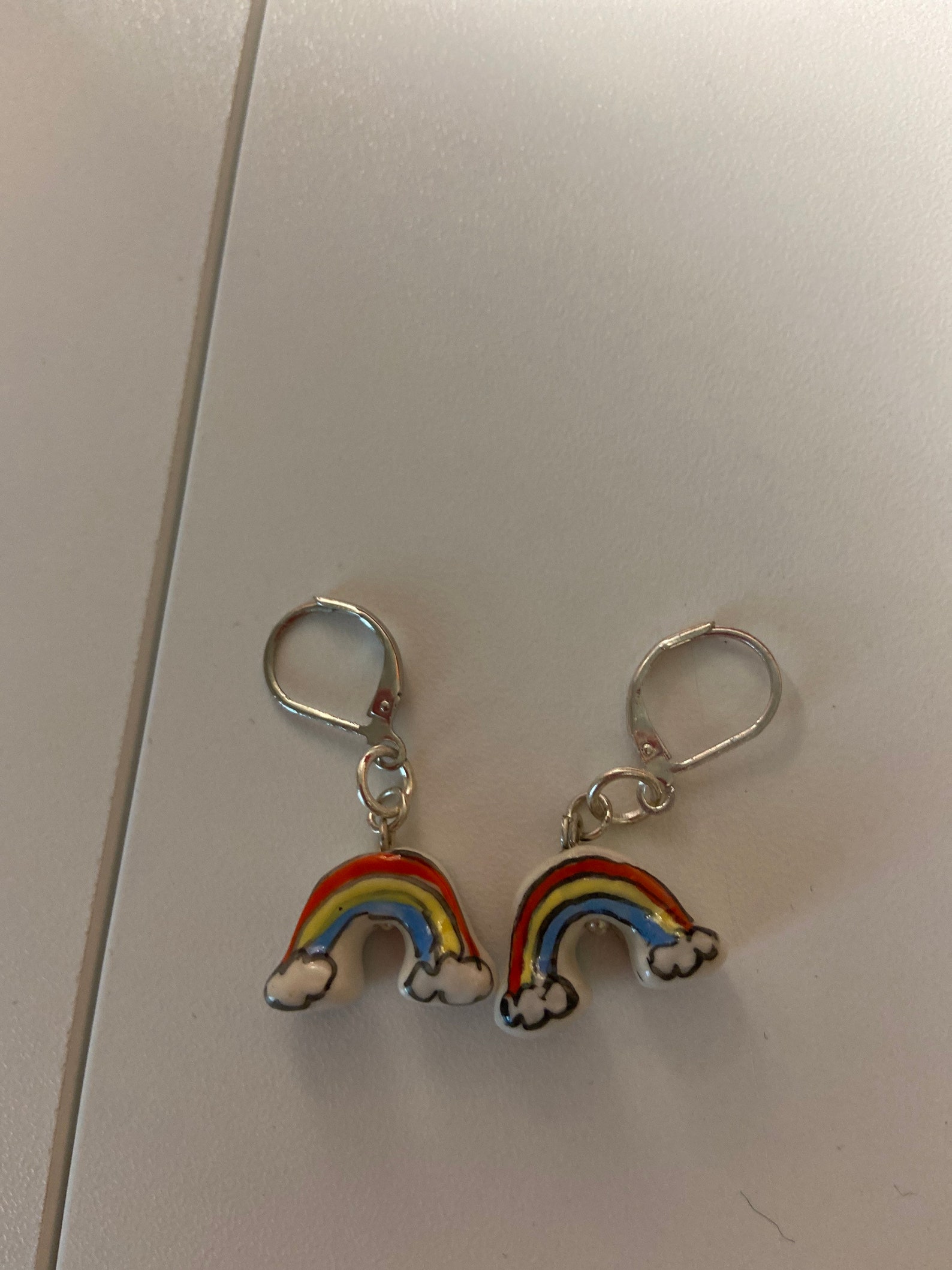 Rainbow earrings | Etsy