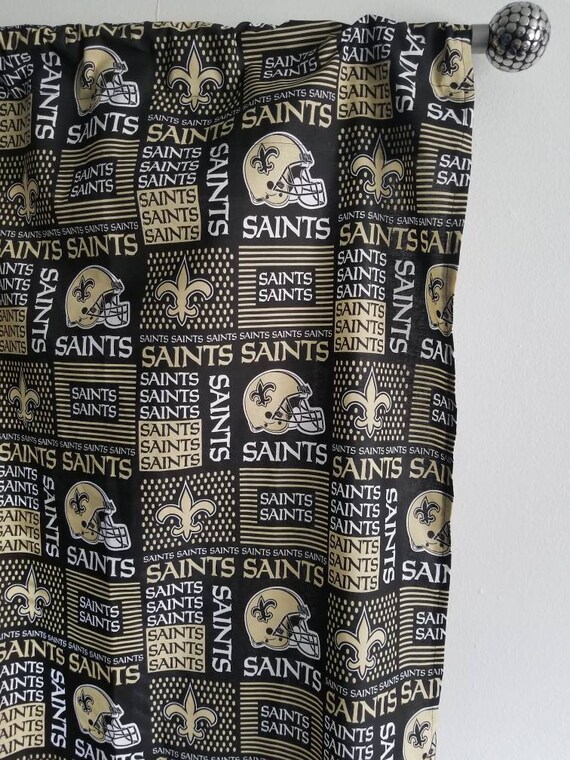 Nfl New Orleans Saints Curtain Set Etsy