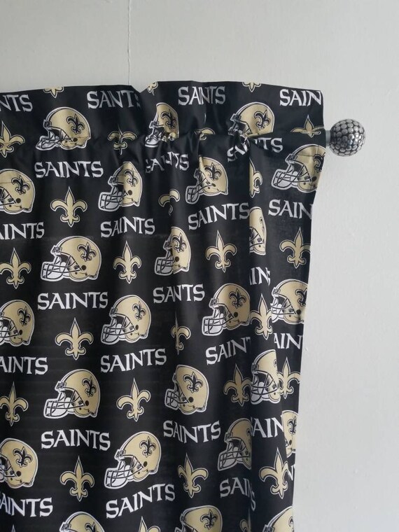 Nfl New Orleans Saints Curtain Set Etsy