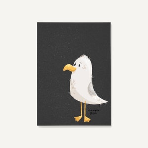ART PRINT ⨯ seagull ⨯ Joannie Studio Illustrations