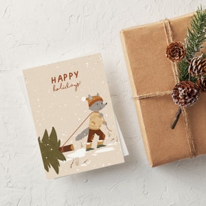 Christmas Card Digital Download, Printable Christmas Card, Greeting card