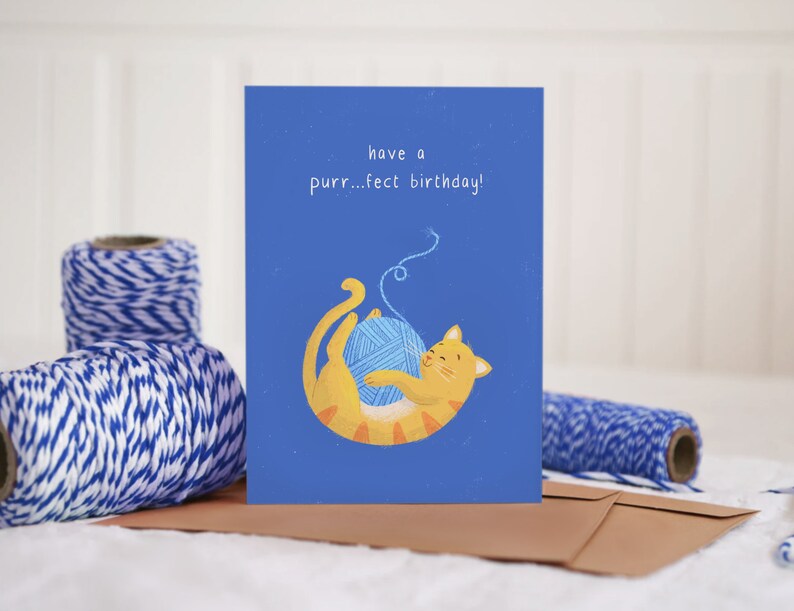 Have A Purr...fect Birthday Card image 2