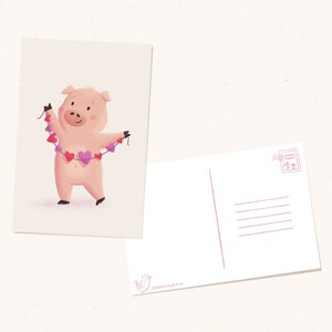 I Love You This Much Postkarte, Valentinstag Postkarte