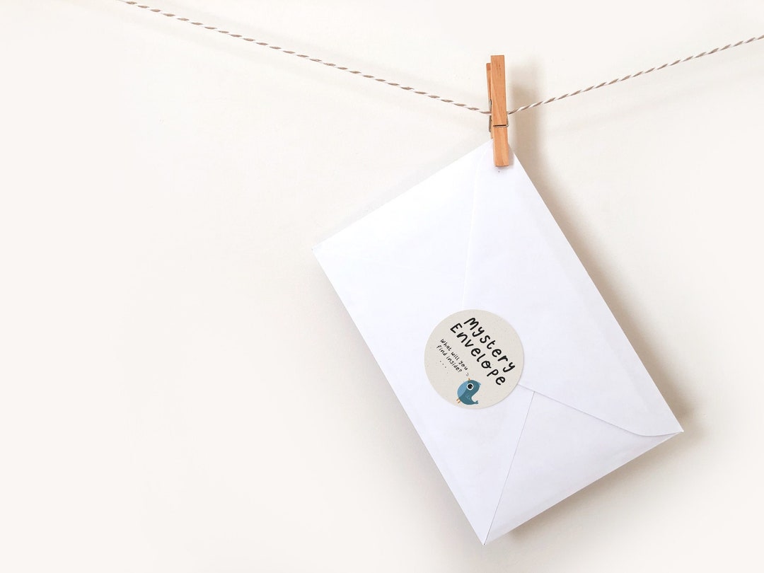 Mystery Envelope, Art Print, Card, Stickers, What's Inside Etsy