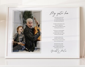 Custom Grandparent Photo Print: Personalised Family Wall Art