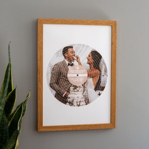 Personalised Lyrics Print, First Dance Song, Wedding Song, Paper Anniversary, Couples Gift, Anniversary Present, Valentines Day Gift