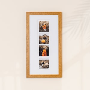 Personalised Gift - Gift for Him  - Fathers day gift - Photo Strip Framed Print - Couple&#39;s Photo Gift