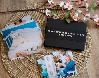 Baby Shower Gift Box |  Personalised Photo Memory Box | New Mum Gift | Mother's Day Gift