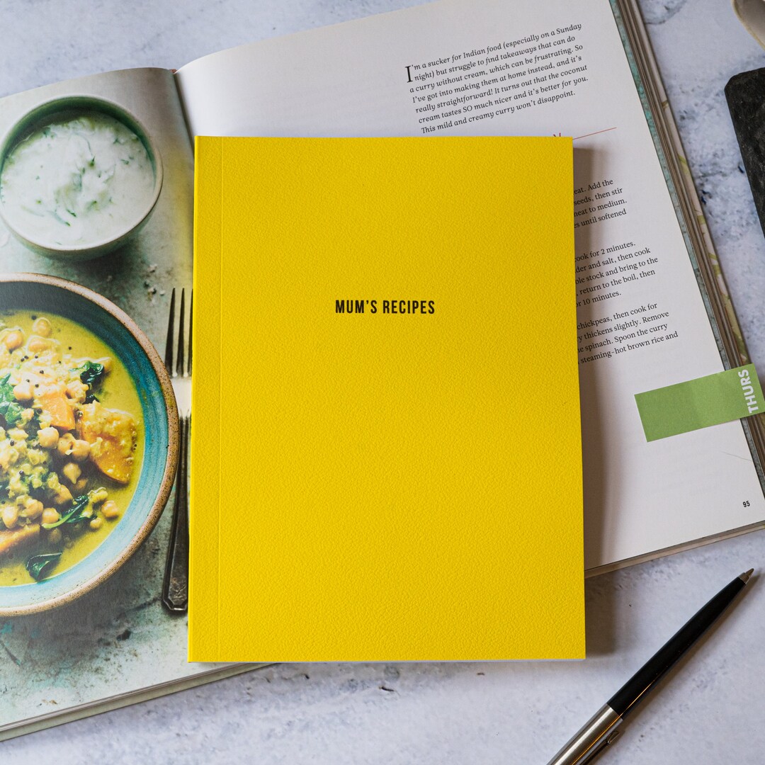Personalised A5 Notebook Journal - Bright Yellow Journal for Students ...