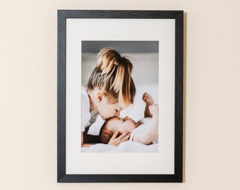 Framed & Mounted Photo Print, Landscape and Portrait Mounted Framed Photo Print, Frame Your Photos