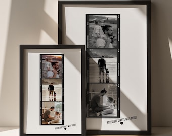 Gift for Dad - Personalised Photo Collage Print, Custom Family Gift for Daddy, Unique Father's Day Present, Custom Photo Keepsake