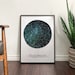 Unique Custom Star Map | Personalised Star Map, Galaxy Star Map, Wedding Gift, Anniversary Gift, Gifts for Men, Gifts for Women, Couple Gift