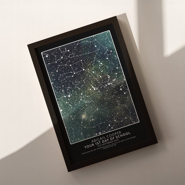 Digital Download - Custom Galaxy Star Map | Anniversary Gift, Wedding Gift, Special Date Print, Personalised Star Map