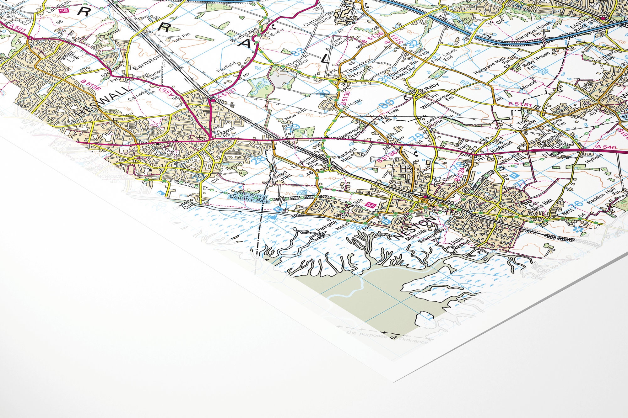 A1 Liverpool OS Map Ordnance Survey Map Merseyside Map - Etsy UK