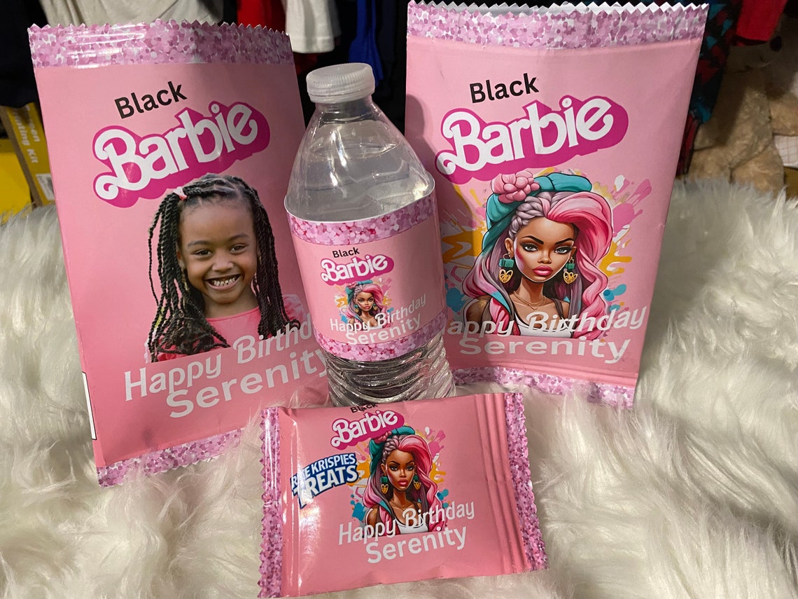 Barbie Black Barbie Party Favors Party Favors Birthday - Etsy