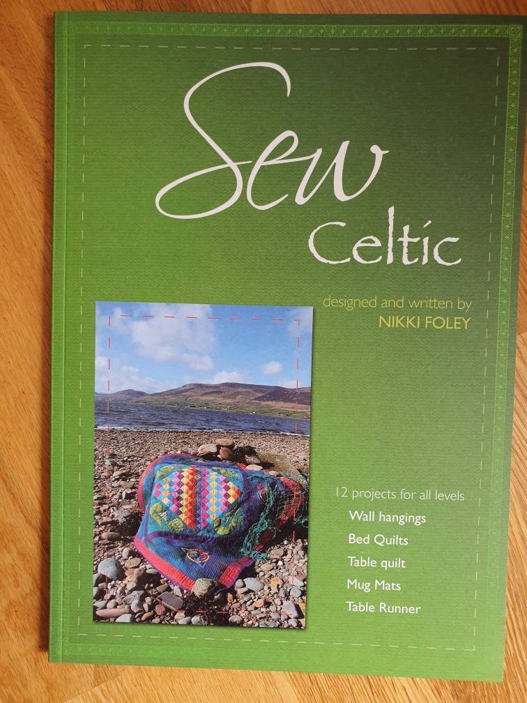 Sew Celtic book of Irish Celtic quilting patterns made in Etsy