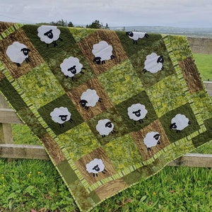 Sheep Quilt Pattern, PDF Digital Download Pattern to Make This Stunning ...