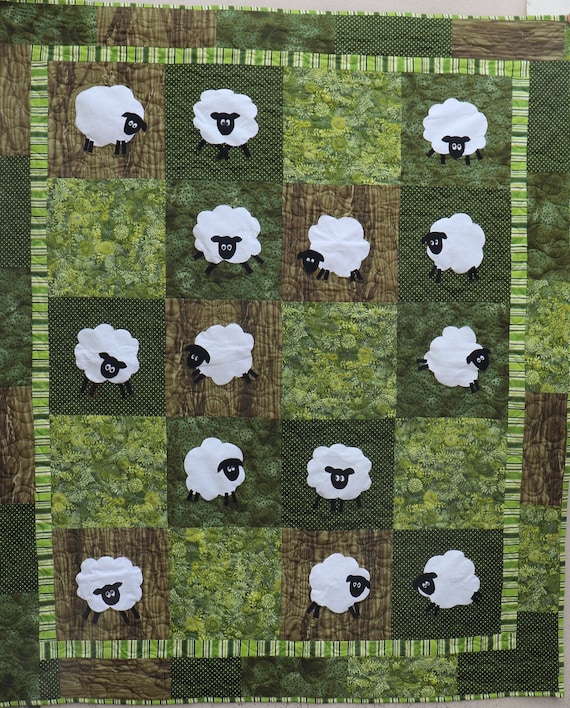 Sheep Quilt Pattern Pdf Digital Download Pattern To Make This Etsy