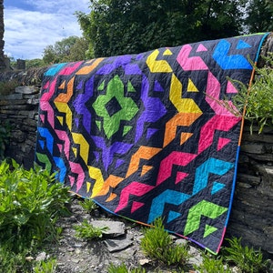Amaze Quilt Pattern: Large Bed Quilt PDF (Digital Download)