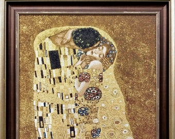 Klimt Tapestry Wall Hanging - Klimt The Kiss Wall Tapestry - Gustav Klimt Wall Tapestry Hanging - Klimt Giftjacquard woventapestries