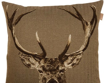 Deer Pillow Cover-Tapestry Throw Pillow-Belgian Gobelin tapestry cushion pillow coverjacquard woven