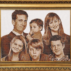 Framed Portrait  from Photo,Custom Portrait from Photo,Custom Family Portrait, Personalized Wedding Gifts, Commission Painting from Photo