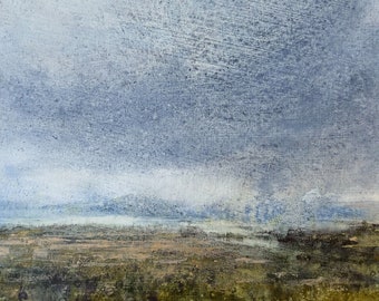 Estuary Storm Original Oil Painting by Gemma Griffiths