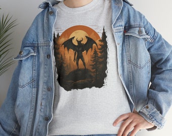 Jersey Devil T-Shirt | Retro cryptid tee cryptozoology t-shirt | vintage design tee