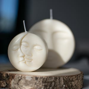 SUN MOON CANDLE - moon and sun candle
