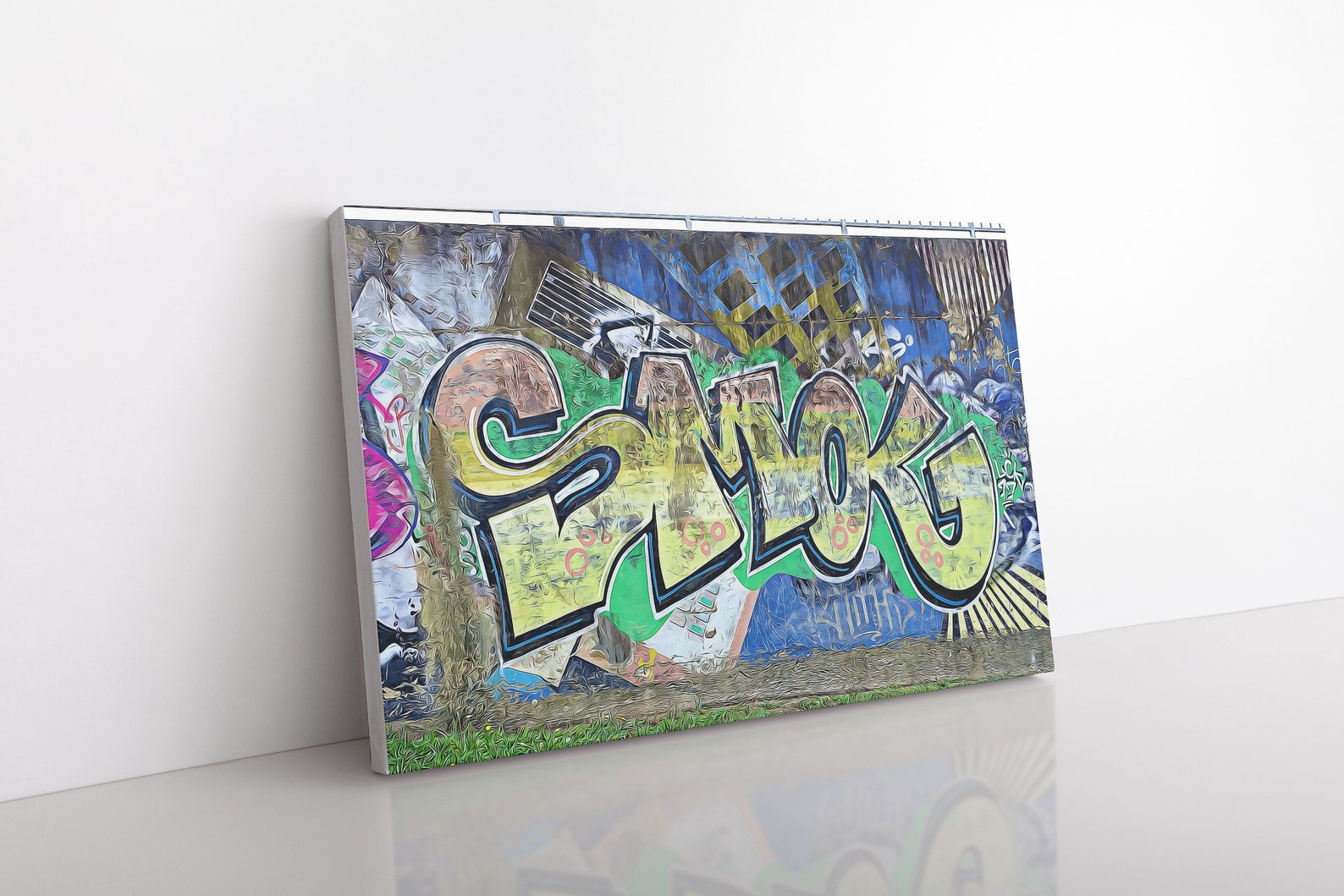 Smog Graffiti Street Art Digital Prints Modern Print City Etsy