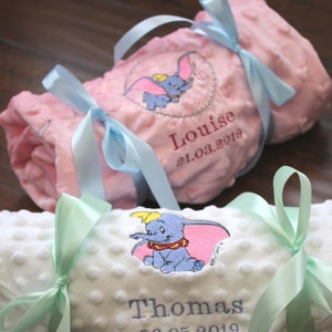 Couverture bébé personnalisée Dumbo