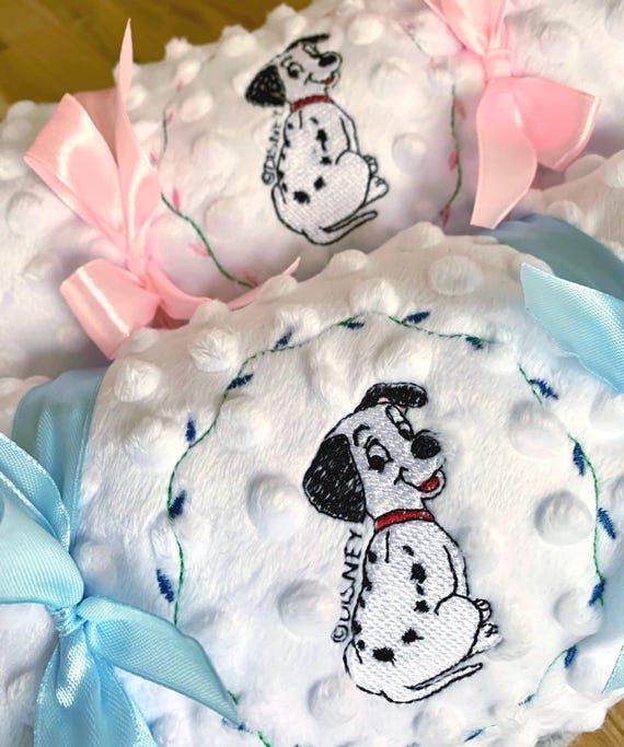 101 Dalmations Personalised Baby Blanket 101 Dalmatians Baby Blanket Etsy