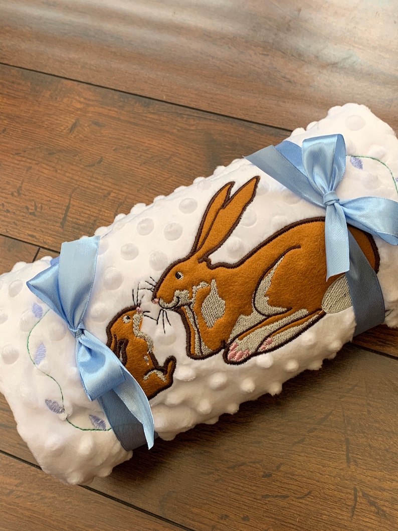 Guess How Much I Love You Personalised Baby Blankets /set Etsy Ireland