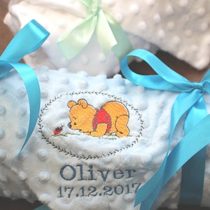 Winnie the Pooh Personalised Baby Blanket