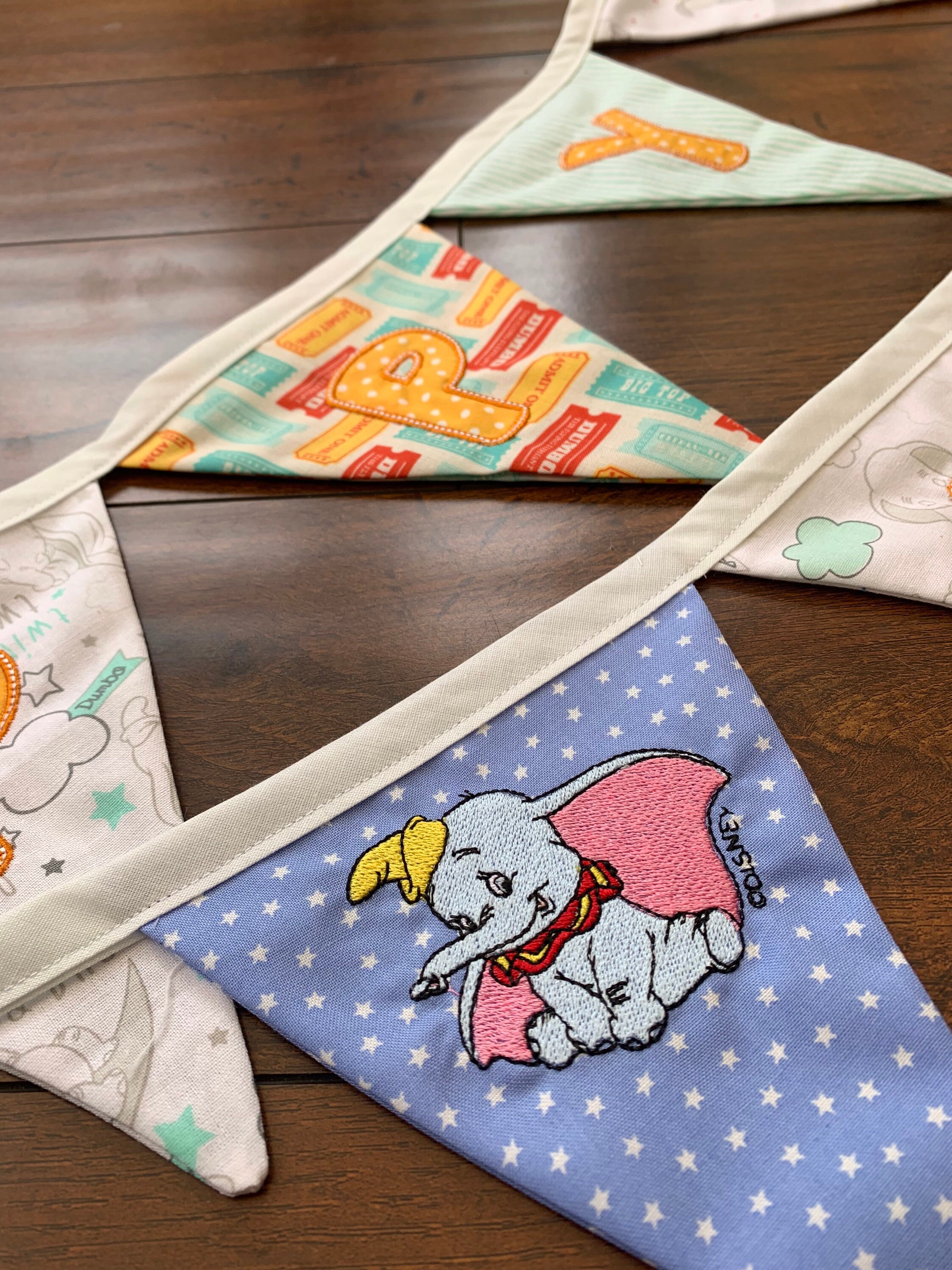 Dumbo Themed Bunting With a Special Touch Etsy Canada