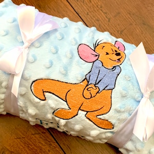 Roo personalised Baby Blanket, Little Roo from Winnie the Pooh baby blanket