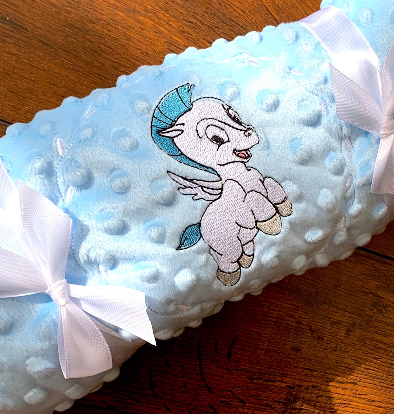 Pegasus Baby Blanket, Pegasus from Hercules Baby Blanket 