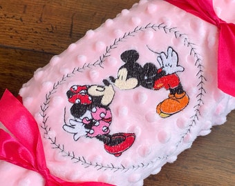 Mickey und Minnie personalisierte Babydecken