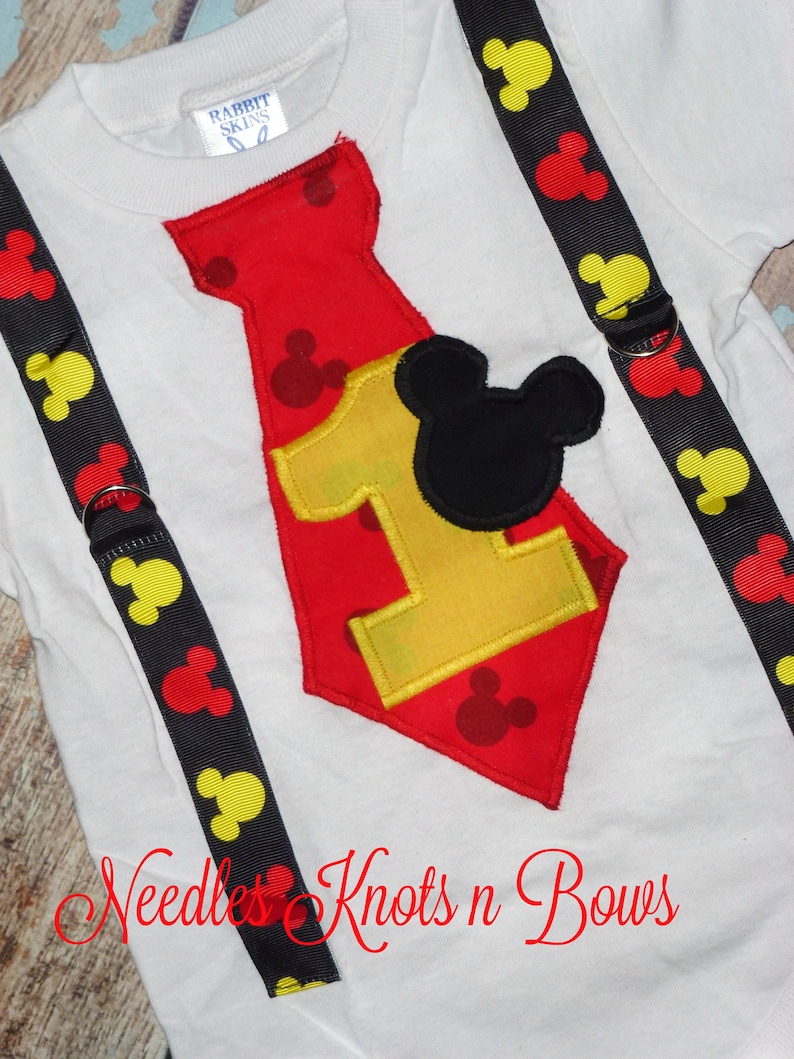 Mickey Mouse Birthday Tshirt Boys 1st Birthday Outfit Mickey Mouse Birthday Mickey Mouse Shorts Boys Mickey Mouse Birthday Outfit