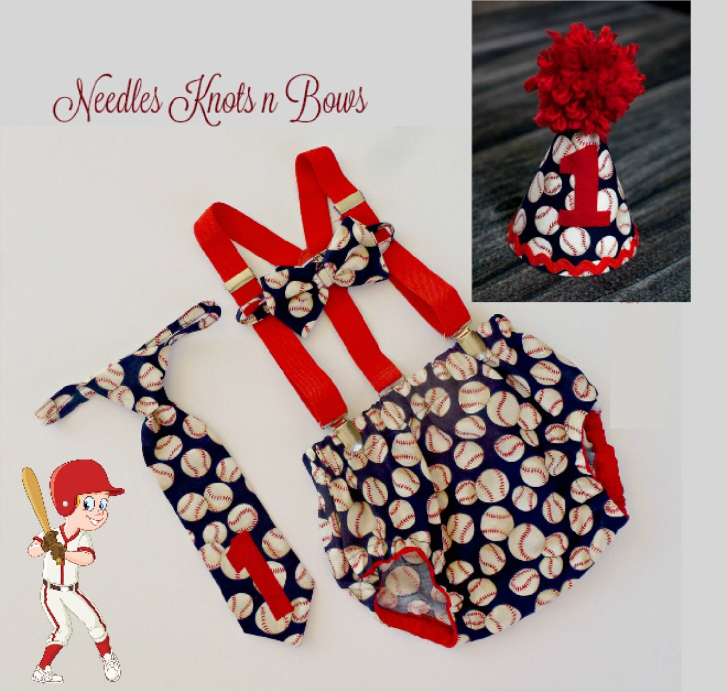 baseball smash cake outfit