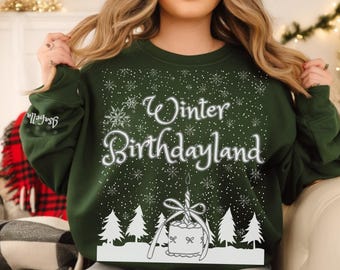 Birthday Girl Sweatshirt | Birthday Gift for Her | Personalized Birth Sweater