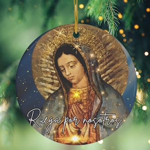 Our Lady of Guadalupe Ornament Catholic Car Blessing Hanging New Home Buyers Gift Catholic Priest Gift Catholic Gifts Traditional Catholic