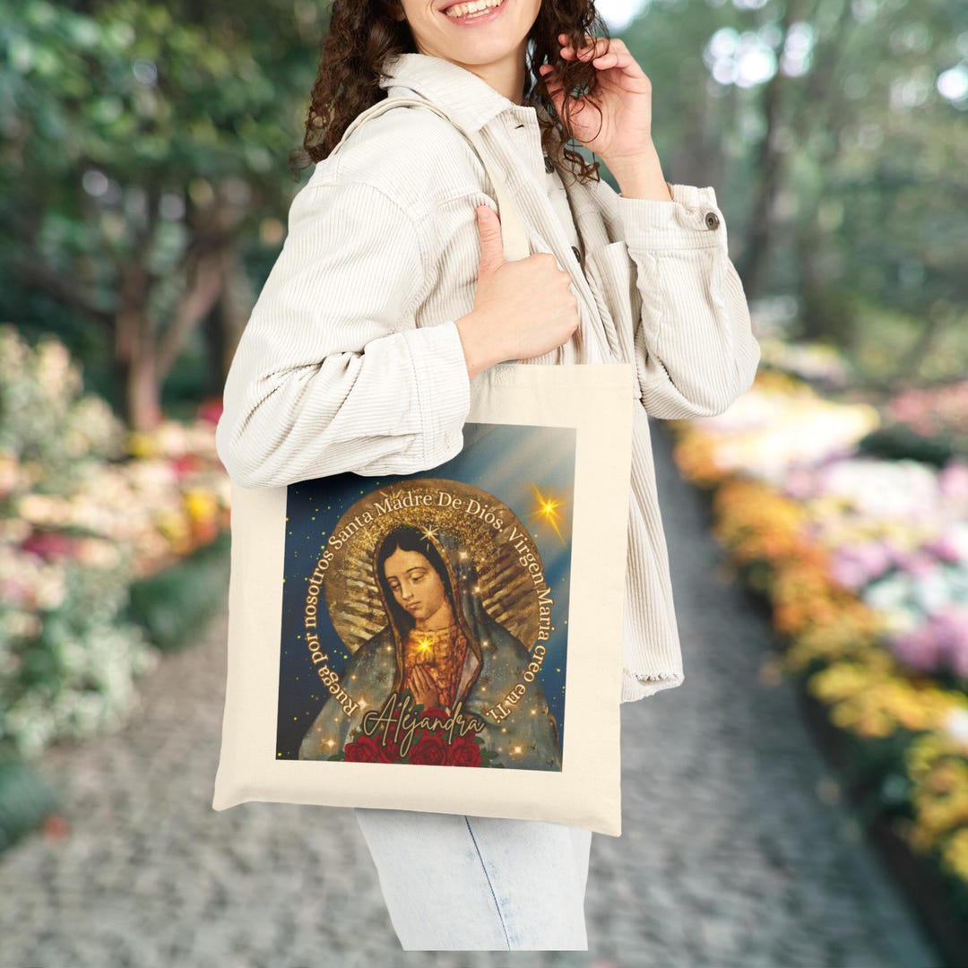 Our Lady of Guadalupe Tote Bag, Catholic Religious Canvas Bag - Etsy