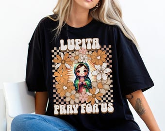 Vintage Our Lady of Guadalupe T-shirt, Retro Christian Graphic Tee